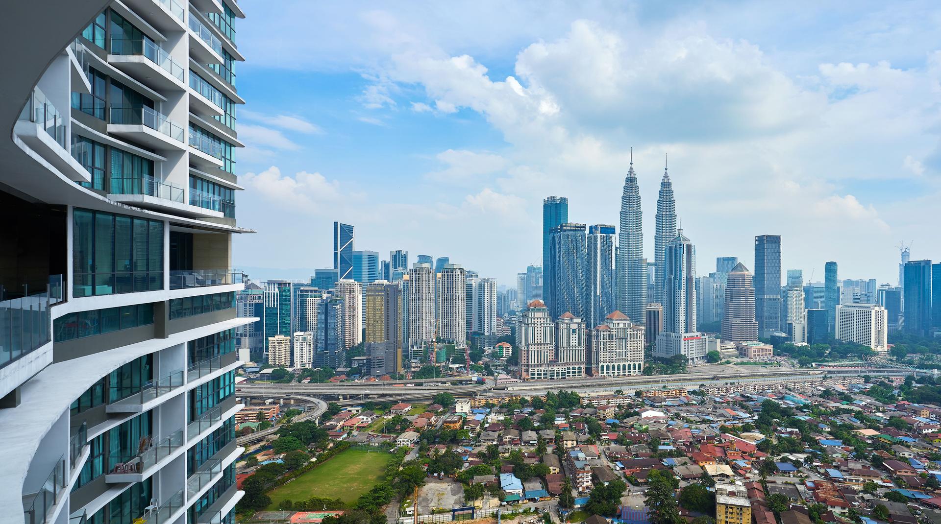 View of a beautiful cityscape